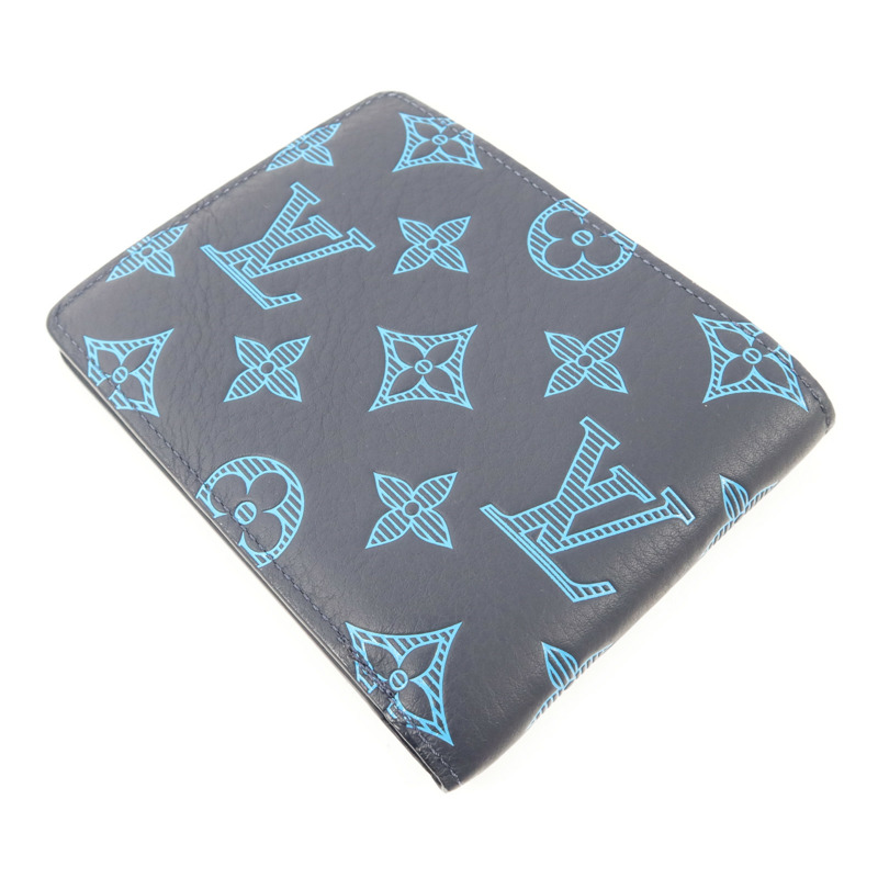 LOUIS VUITTON Monogram Shadow Multiple Bifold Wallet錢包-3
