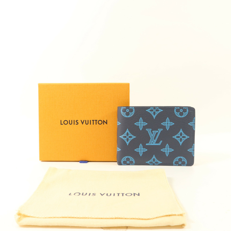 LOUIS VUITTON Monogram Shadow Multiple Bifold Wallet錢包-7
