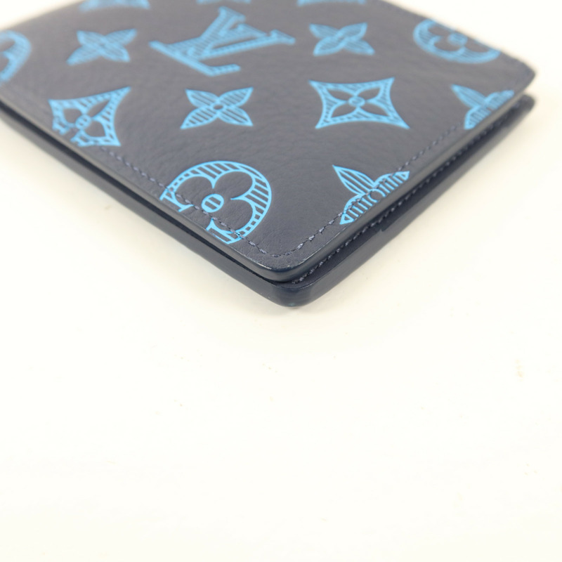 LOUIS VUITTON Monogram Shadow Multiple Bifold Wallet錢包-8
