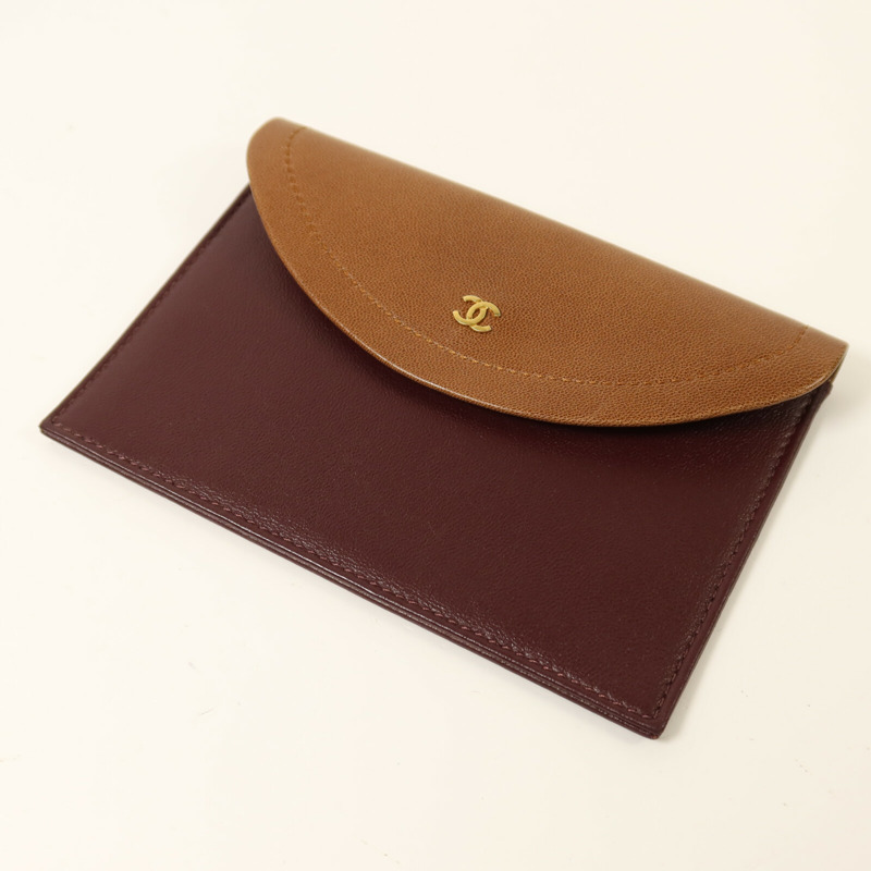 CHANEL 牛皮皮革Chain Shoulder金扣鏈帶肩背袋-17