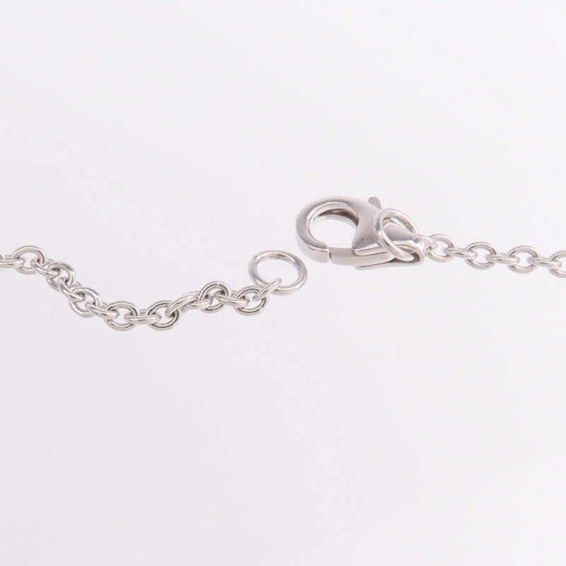 CARTIER 18K白金Love Necklace項鍊-5