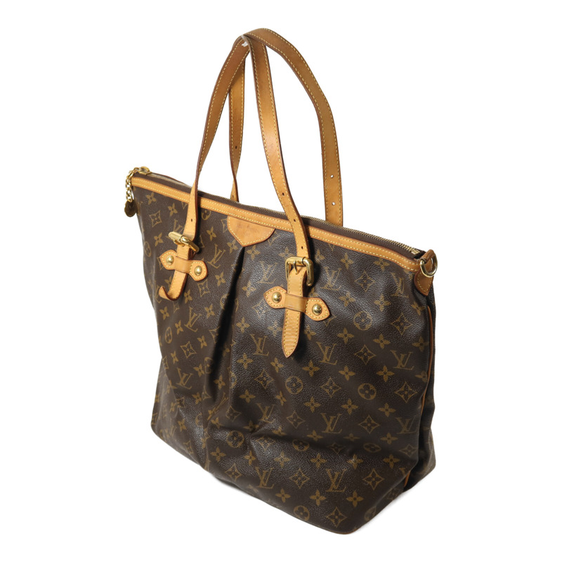 LOUIS VUITTON Monogram Palermo GM金扣手挽肩背兩用袋-2
