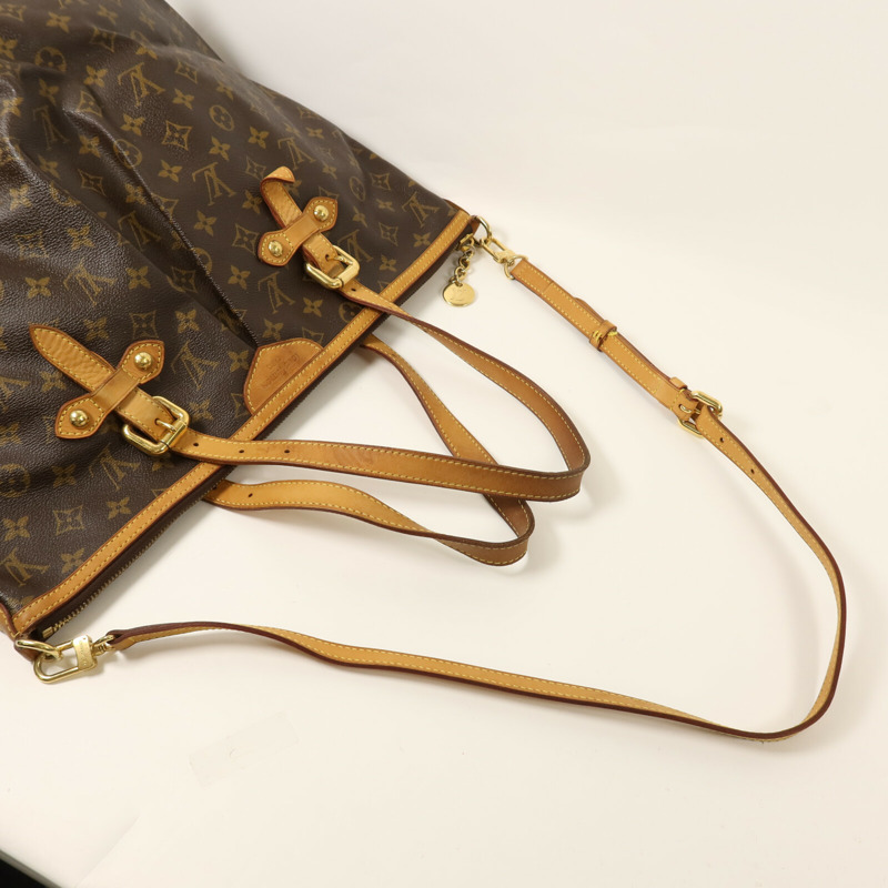 LOUIS VUITTON Monogram Palermo GM金扣手挽肩背兩用袋-7