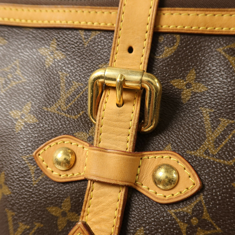 LOUIS VUITTON Monogram Palermo GM金扣手挽肩背兩用袋-9