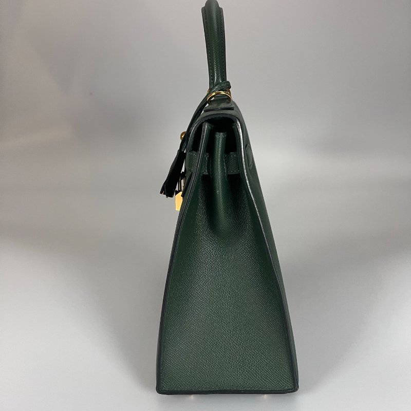 HERMES □R刻 EPSON皮 綠KELLY 32CM 包-2