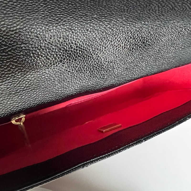 CHANEL CF黑荔枝側肩包22P AS3165/晶片款-7