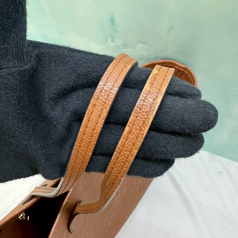 LV Neverfull MM皮革托特包-7