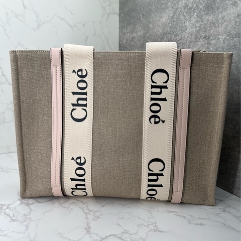 香緹國際精品 873 Chloe Woody 大號粉色