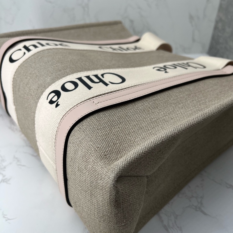 香緹國際精品 873 Chloe Woody 大號粉色-1