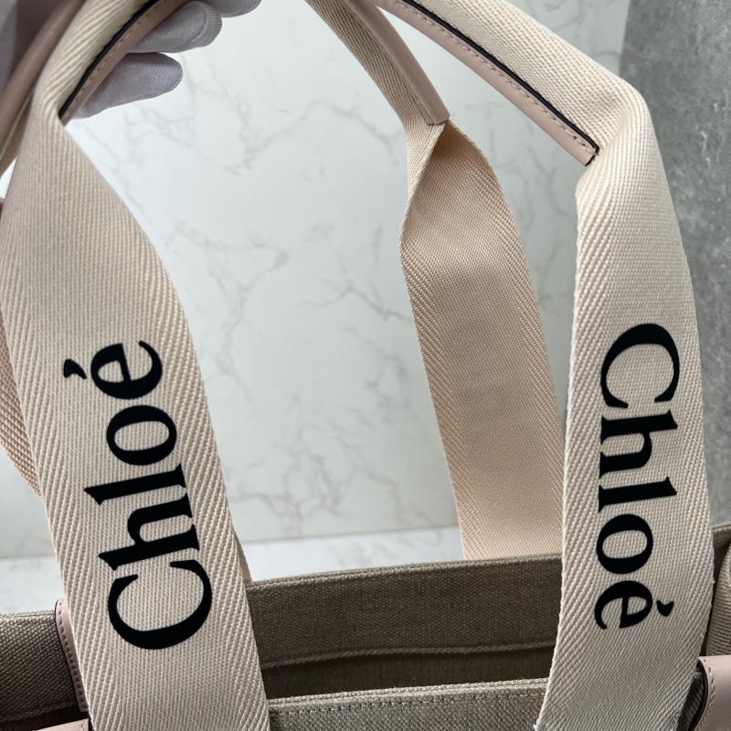 香緹國際精品 873 Chloe Woody 大號粉色-8