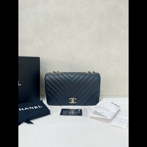 Chanel flap bag chevron