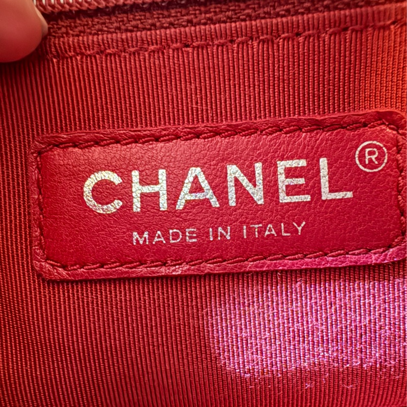 Chanel 流浪包 經典米黑配色 奶茶色小號-12