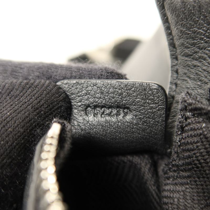 LOEWE 牛皮皮革Small Puzzle BumBag銀扣腰包-6