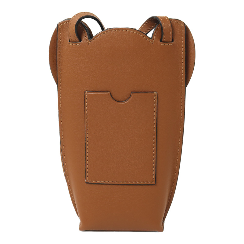 LOEWE 牛皮皮革Shoulder Bag銀扣肩背袋-1