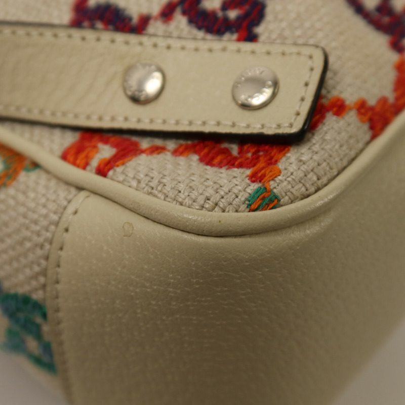GUCCI 帆布Rucksack銀扣背包-13