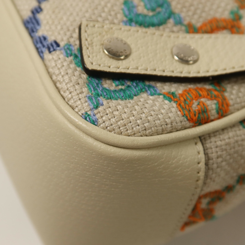 GUCCI 帆布Rucksack銀扣背包-14