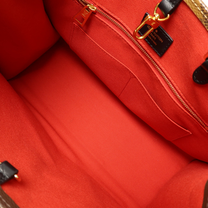 LOUIS VUITTON Monogram Giant/Monogram Reverse On The Go MM金扣手挽肩背兩用袋-4