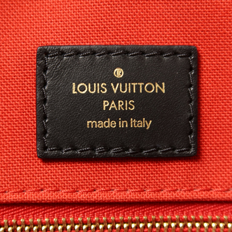 LOUIS VUITTON Monogram Giant/Monogram Reverse On The Go MM金扣手挽肩背兩用袋-5