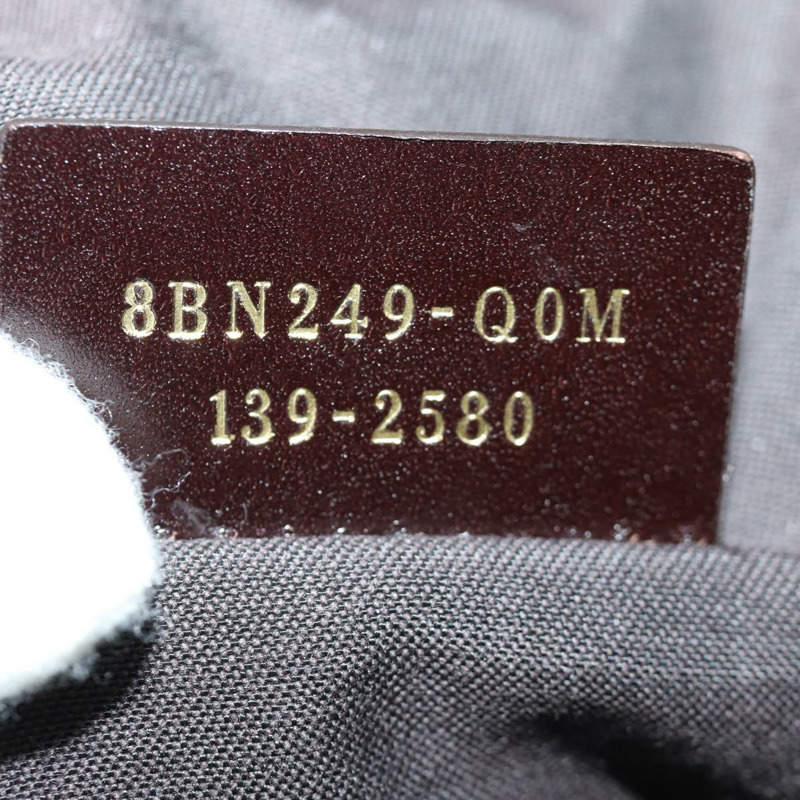 【日本直送】FENDI Zucca帆布手提包 黑色棕色 正品 am11067V-10