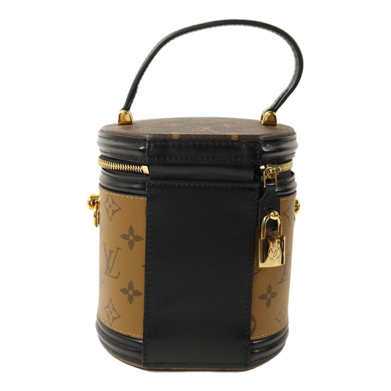 LOUIS VUITTON Monogram Reverse Cannes金扣手挽肩背兩用袋-1