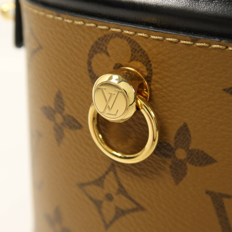 LOUIS VUITTON Monogram Reverse Cannes金扣手挽肩背兩用袋-7