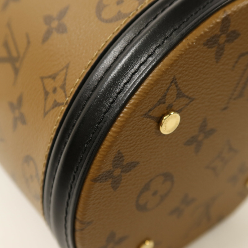 LOUIS VUITTON Monogram Reverse Cannes金扣手挽肩背兩用袋-8