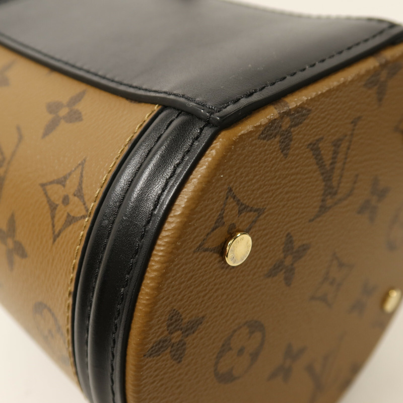 LOUIS VUITTON Monogram Reverse Cannes金扣手挽肩背兩用袋-10