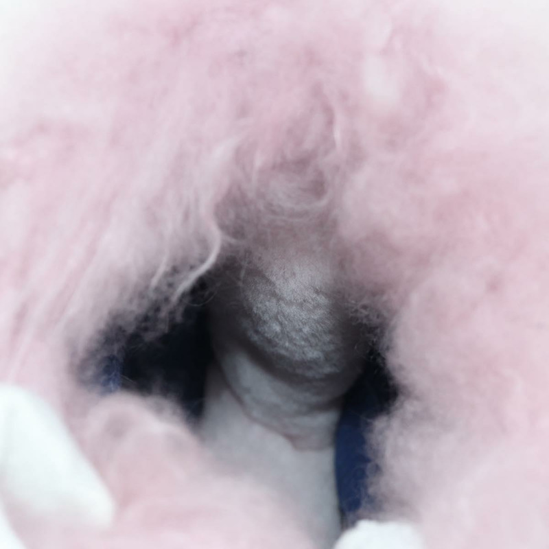 【日本直送】FENDI 手提包 粉紅色銀色毛絨 正品 AMZ103V-19