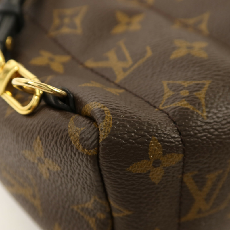LOUIS VUITTON Monogram Palm Springs Mini金扣背包-11