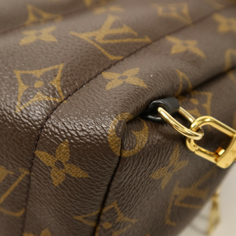 LOUIS VUITTON Monogram Palm Springs Mini金扣背包-12