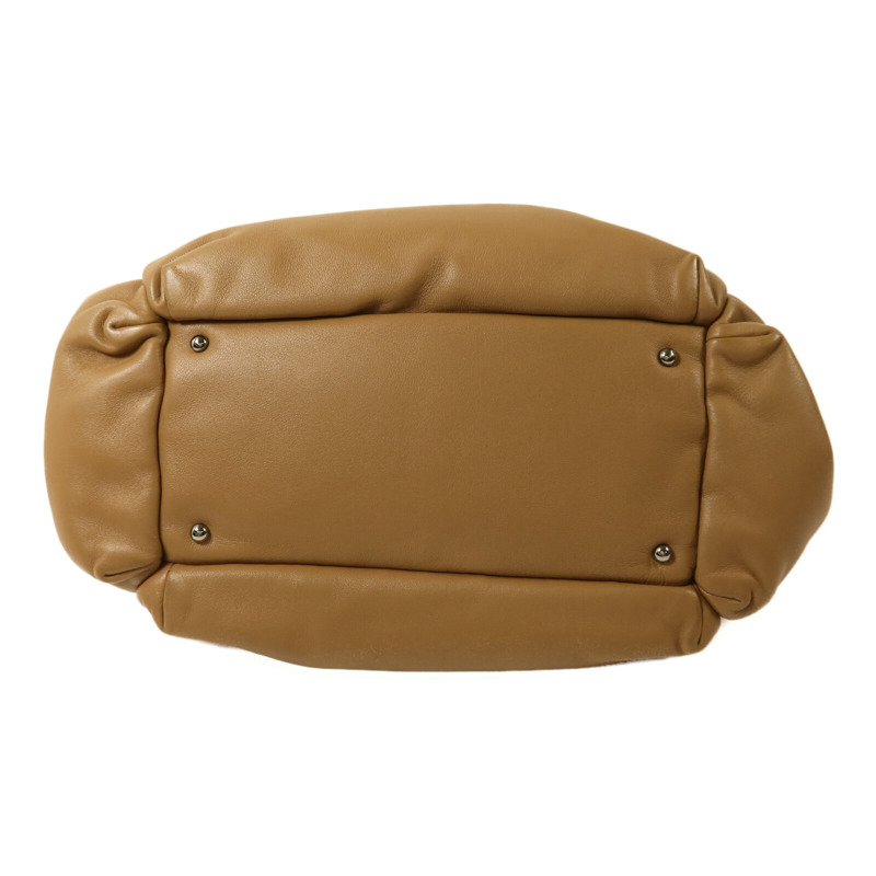 CHANEL 羊皮皮革Chain Shoulder銀扣鏈帶肩背袋-3