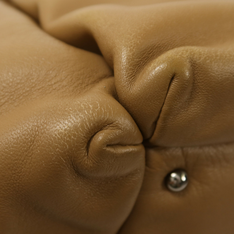 CHANEL 羊皮皮革Chain Shoulder銀扣鏈帶肩背袋-13