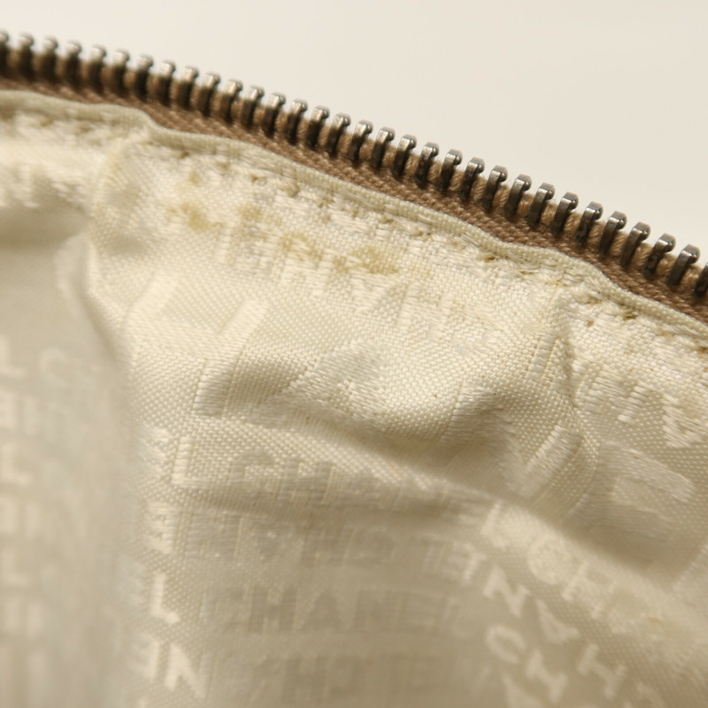 CHANEL 羊皮皮革Chain Shoulder銀扣鏈帶肩背袋-22