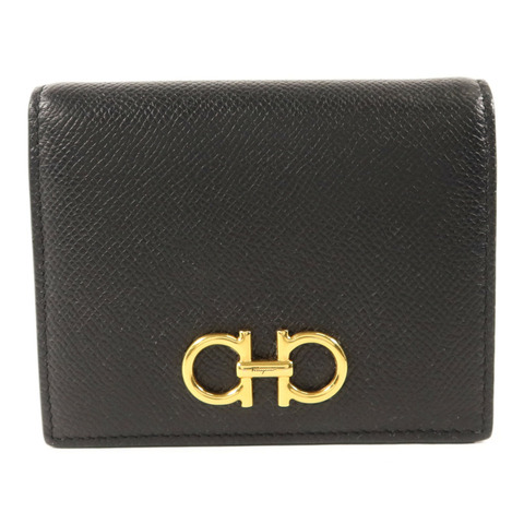 Salvatore Ferragamo 牛皮皮革Bifold Wallet金扣錢包