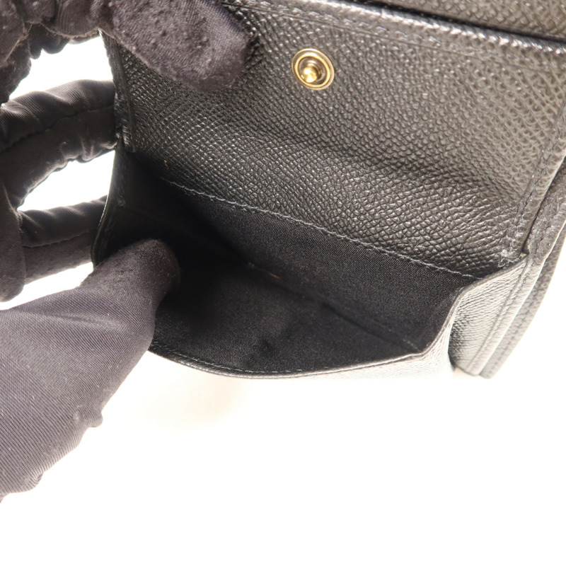 Salvatore Ferragamo 牛皮皮革Bifold Wallet金扣錢包-6