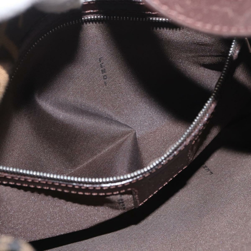 【日本直送】FENDI Zucca帆布Mamma Baguette手袋 棕色/黑色 正品 ka3405V-23
