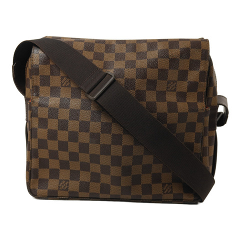 LOUIS VUITTON Damier Naviglio金扣肩背袋