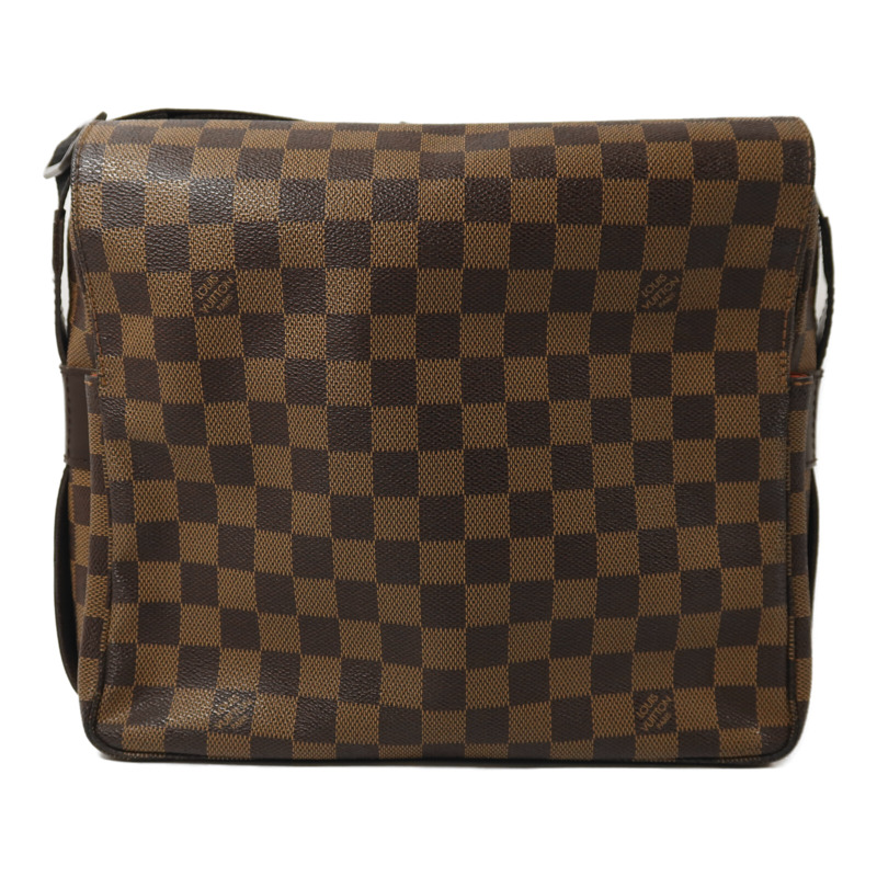 LOUIS VUITTON Damier Naviglio金扣肩背袋-1