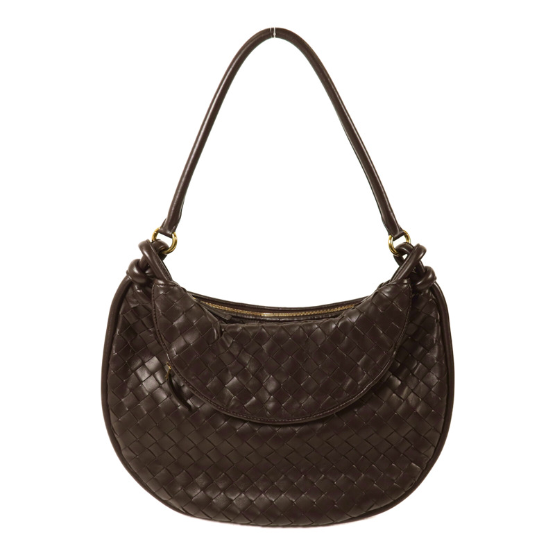 BOTTEGA VENETA 羊皮皮革Gemelli金扣肩背袋-0