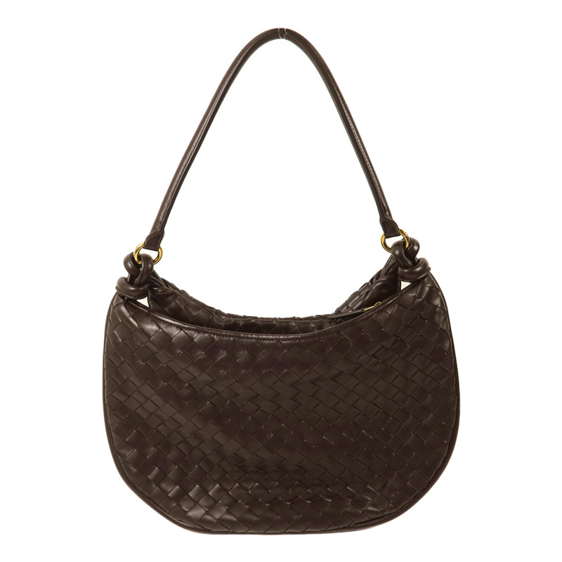 BOTTEGA VENETA 羊皮皮革Gemelli金扣肩背袋-1