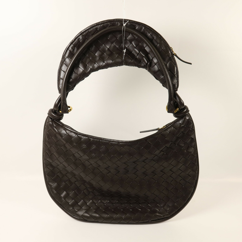 BOTTEGA VENETA 羊皮皮革Gemelli金扣肩背袋-15