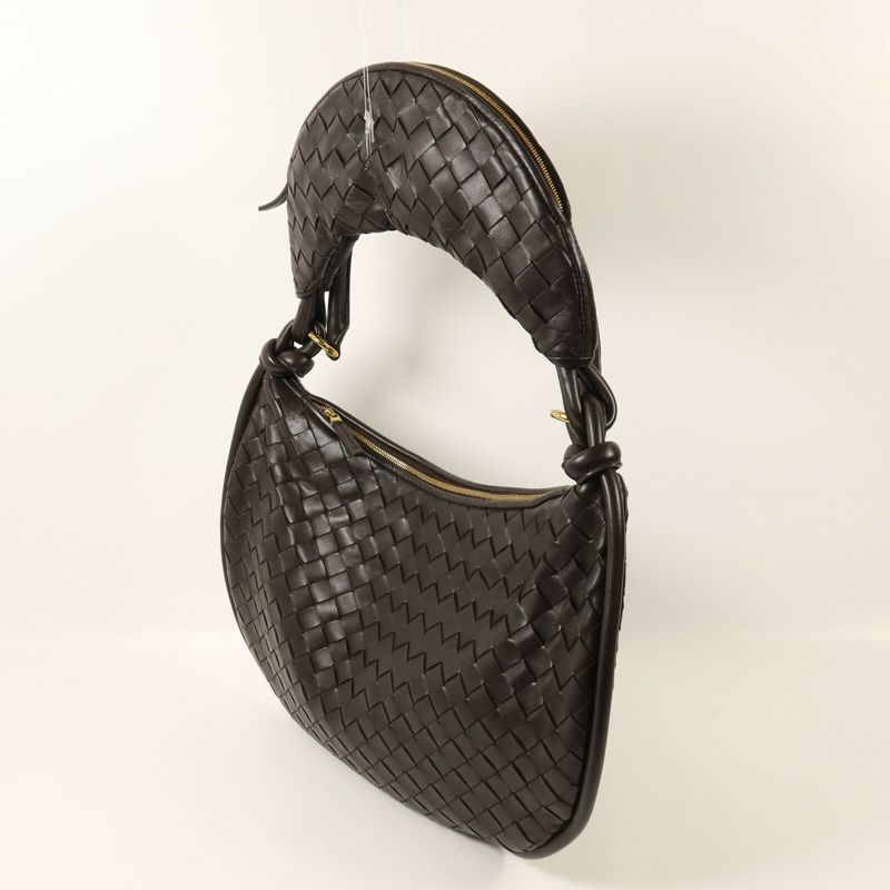 BOTTEGA VENETA 羊皮皮革Gemelli金扣肩背袋-16