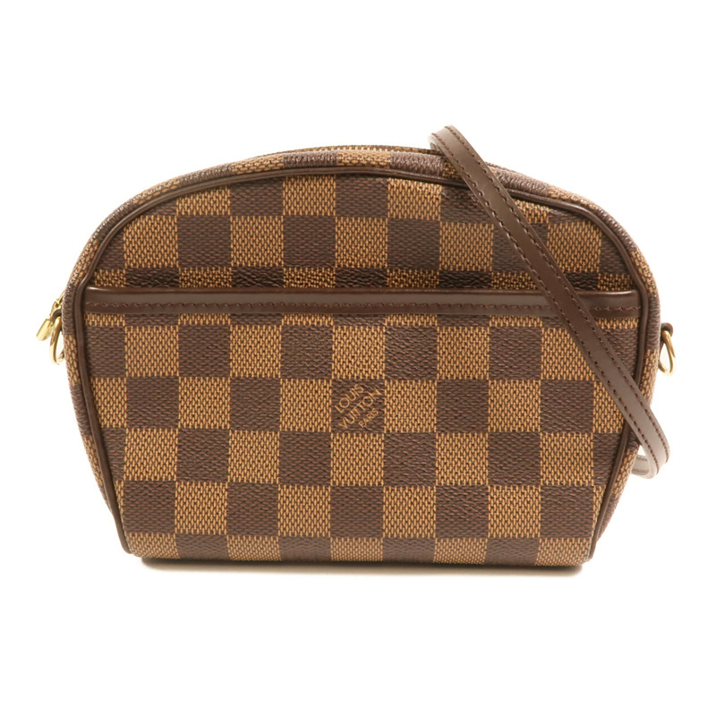 LOUIS VUITTON Damier Pochette Ipanema金扣肩背袋-0