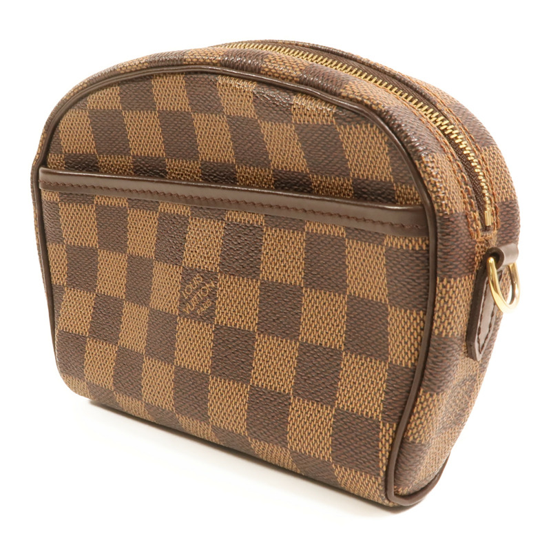 LOUIS VUITTON Damier Pochette Ipanema金扣肩背袋-2