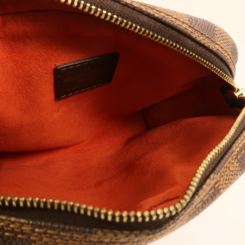 LOUIS VUITTON Damier Pochette Ipanema金扣肩背袋-4