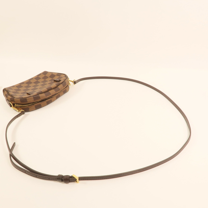 LOUIS VUITTON Damier Pochette Ipanema金扣肩背袋-7