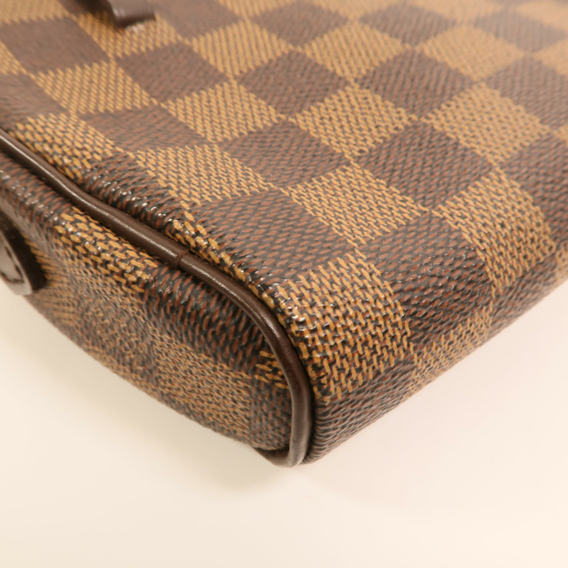 LOUIS VUITTON Damier Pochette Ipanema金扣肩背袋-15