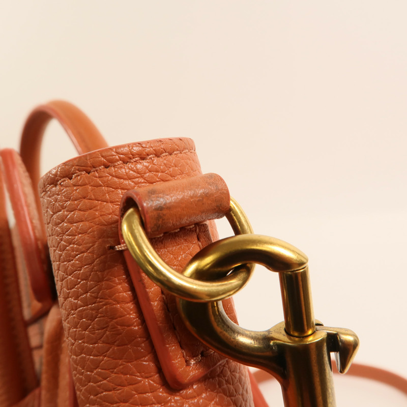 CELINE 牛皮皮革Nano Luggage金扣手挽肩背兩用袋-15