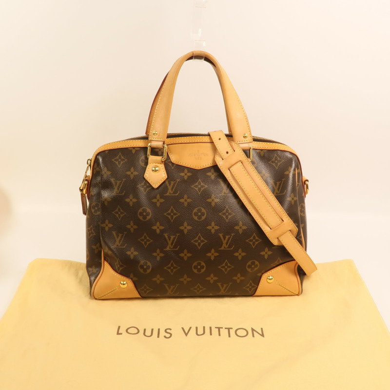LOUIS VUITTON Monogram Retiro PM金扣手挽肩背兩用袋-9
