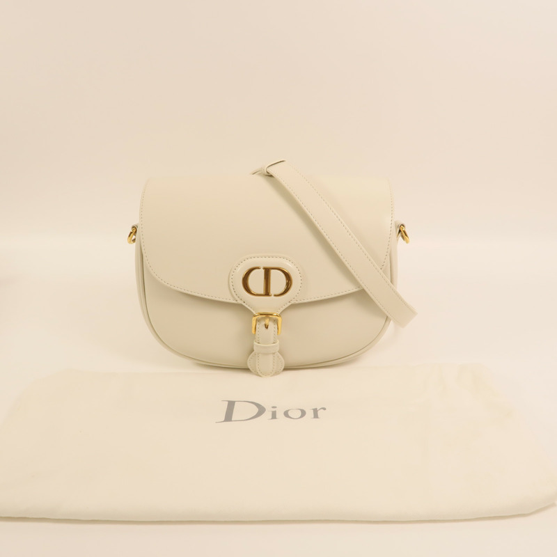 Dior 牛皮皮革Bobby Medium金扣肩背袋-9